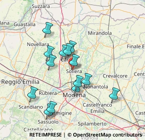 Mappa Via Corte, 41019 Soliera MO, Italia (13.01786)