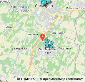 Mappa Via della Pace, 42015 Correggio RE, Italia (2.93333)