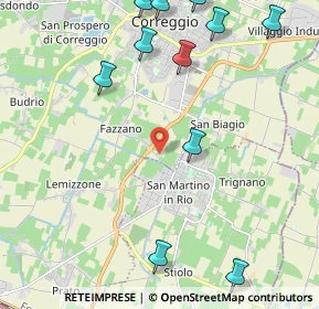 Mappa Via della Pace, 42015 Correggio RE, Italia (3.02)