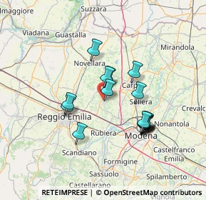 Mappa Via della Pace, 42015 Correggio RE, Italia (11.96313)