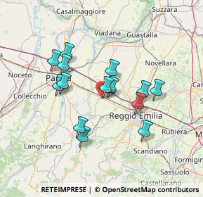 Mappa Via Luciano Lama, 42049 Calerno RE, Italia (12.25643)