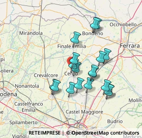 Mappa Via S.Rocco, 44042 Cento FE, Italia (12.45056)