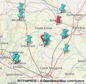 Mappa Via S.Rocco, 44042 Cento FE, Italia (16.72929)