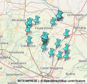 Mappa Via S.Rocco, 44042 Cento FE, Italia (12.1485)