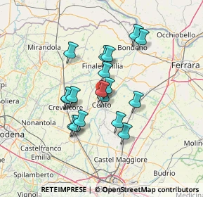 Mappa Via S.Rocco, 44042 Cento FE, Italia (10.9)