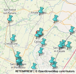 Mappa Via S.Rocco, 44042 Cento FE, Italia (10.1165)