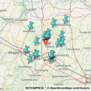 Mappa Strada Nazionale per Carpi, 41012 Carpi MO, Italia (11.321)
