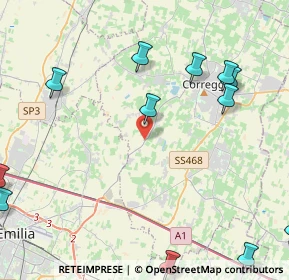 Mappa Via Reggio, 42015 Correggio RE, Italia (6.06417)