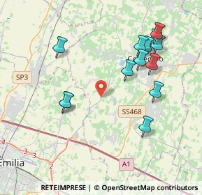 Mappa Via Reggio, 42015 Correggio RE, Italia (4.18231)