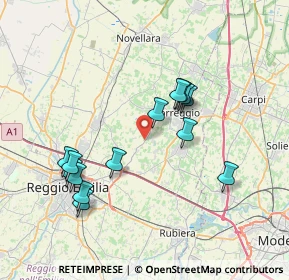 Mappa Via Reggio, 42015 Correggio RE, Italia (7.23571)