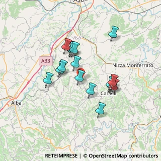 Mappa Via Tinella, 14052 Calosso AT, Italia (5.96375)