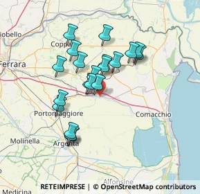 Mappa Via Argine Mezzano, 44020 Ostellato FE, Italia (11.85)