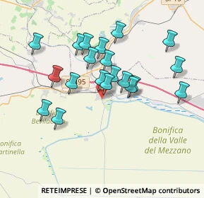 Mappa Strada del Mezzano, 44020 Ostellato FE, Italia (3.3465)