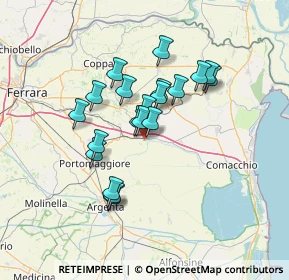Mappa Via Fratelli Cervi, 44020 Ostellato FE, Italia (11.1185)