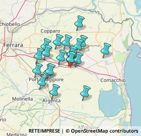 Mappa Via Fratelli Cervi, 44020 Ostellato FE, Italia (10.5135)