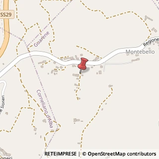 Mappa Frazione Montebello, 35, 12050 Guarene, Cuneo (Piemonte)