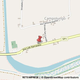 Mappa Via Lidi Ferraresi, 1, 44020 Ostellato, Ferrara (Emilia Romagna)