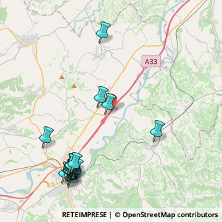 Mappa A33 Asti - Cuneo, 12050 Neive CN, Italia (5.56611)