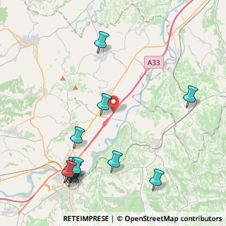 Mappa A33 Asti - Cuneo, 12050 Neive CN, Italia (5.39167)