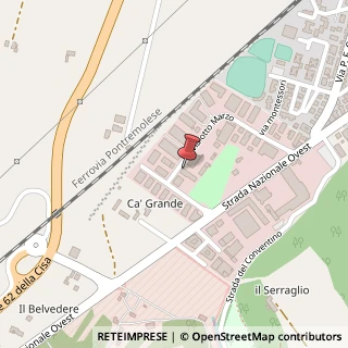 Mappa Via 8 Marzo, 26, 43044 Collecchio, Parma (Emilia Romagna)