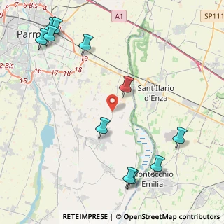 Mappa SP52, 43123 Parma PR, Italia (5.63636)