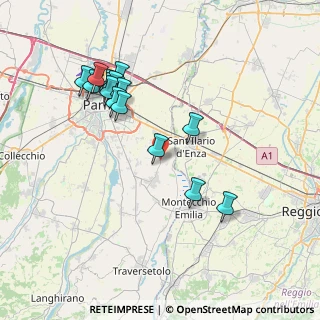 Mappa SP52, 43123 Parma PR, Italia (7.66133)