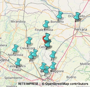 Mappa C.C. Guercino CC GUERCINO, 44042 Cento FE, Italia (15.10529)