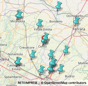 Mappa C.C. Guercino CC GUERCINO, 44042 Cento FE, Italia (17.90526)