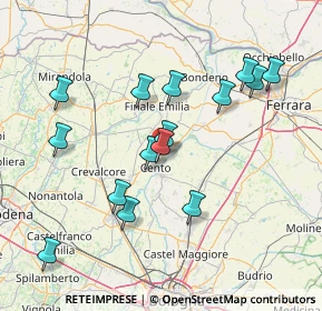 Mappa C.C. Guercino CC GUERCINO, 44042 Cento FE, Italia (15.08467)