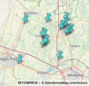 Mappa Via Modena, 42015 San Biagio RE, Italia (6.58412)