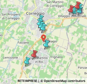 Mappa Via Modena, 42015 San Biagio RE, Italia (2.425)
