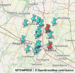 Mappa Via Modena, 42015 San Biagio RE, Italia (10.403)