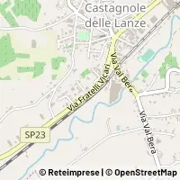 Mapa Castagnole delle Lanze