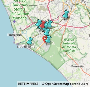 Mappa Via Luigi Cherubini, 00124 Roma RM, Italia (5.44091)