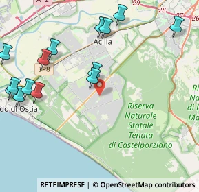 Mappa Via Luigi Cherubini, 00124 Roma RM, Italia (5.94688)