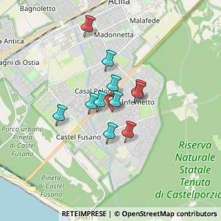 Mappa Via Antonio Viri, 00124 Roma RM, Italia (1.3)
