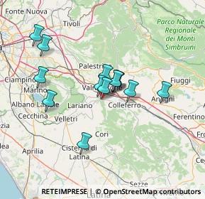 Mappa SP600 Dir, 00031 Artena RM, Italia (11.96846)