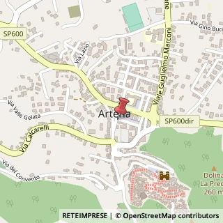 Mappa Piazza Galileo Galilei, 4, 00031 Artena, Roma (Lazio)