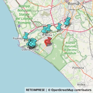 Mappa Via Bonaventura Somma, 00124 Roma RM, Italia (6.61313)
