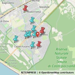 Mappa Via Cesare Dobici, 00124 Roma RM, Italia (1.46)