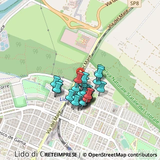 Mappa Via Capo dell'Argentiera, 00122 Lido di Ostia RM, Italia (0.33667)