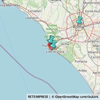 Mappa Via Passo della Sentinella, 00054 Fiumicino RM, Italia (64.96294)