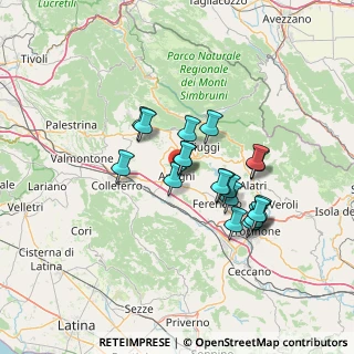 Mappa Via circonvallazione sotto le mura, 03012 Anagni FR, Italia (12.081)