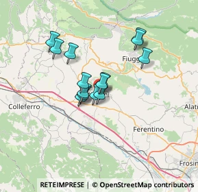 Mappa Via circonvallazione sotto le mura, 03012 Anagni FR, Italia (5.24857)