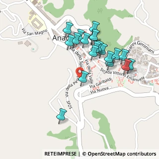 Mappa Via circonvallazione sotto le mura, 03012 Anagni FR, Italia (0.245)
