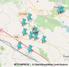 Mappa Via circonvallazione sotto le mura, 03012 Anagni FR, Italia (3.78727)