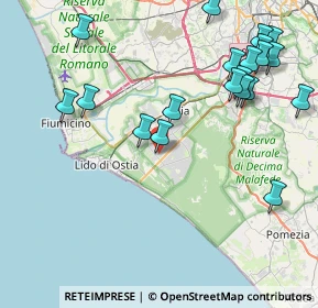 Mappa Via Clitarco, 00124 Roma RM, Italia (10.4355)