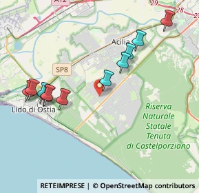 Mappa Via Clitarco, 00124 Roma RM, Italia (4.39455)