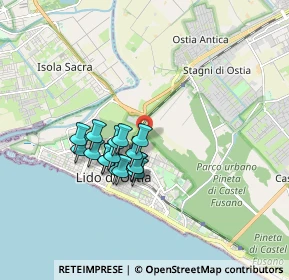 Mappa Via Capo Sperone, 00122 Lido di Ostia RM, Italia (1.39938)