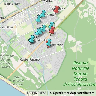 Mappa Via Paolo Giorza, 00124 Roma RM, Italia (1.715)